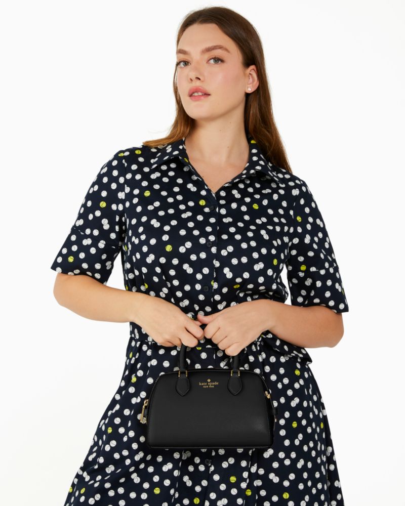 Kate Spade,マディソン ダッフル クロスボディ,バッグ,ブラック