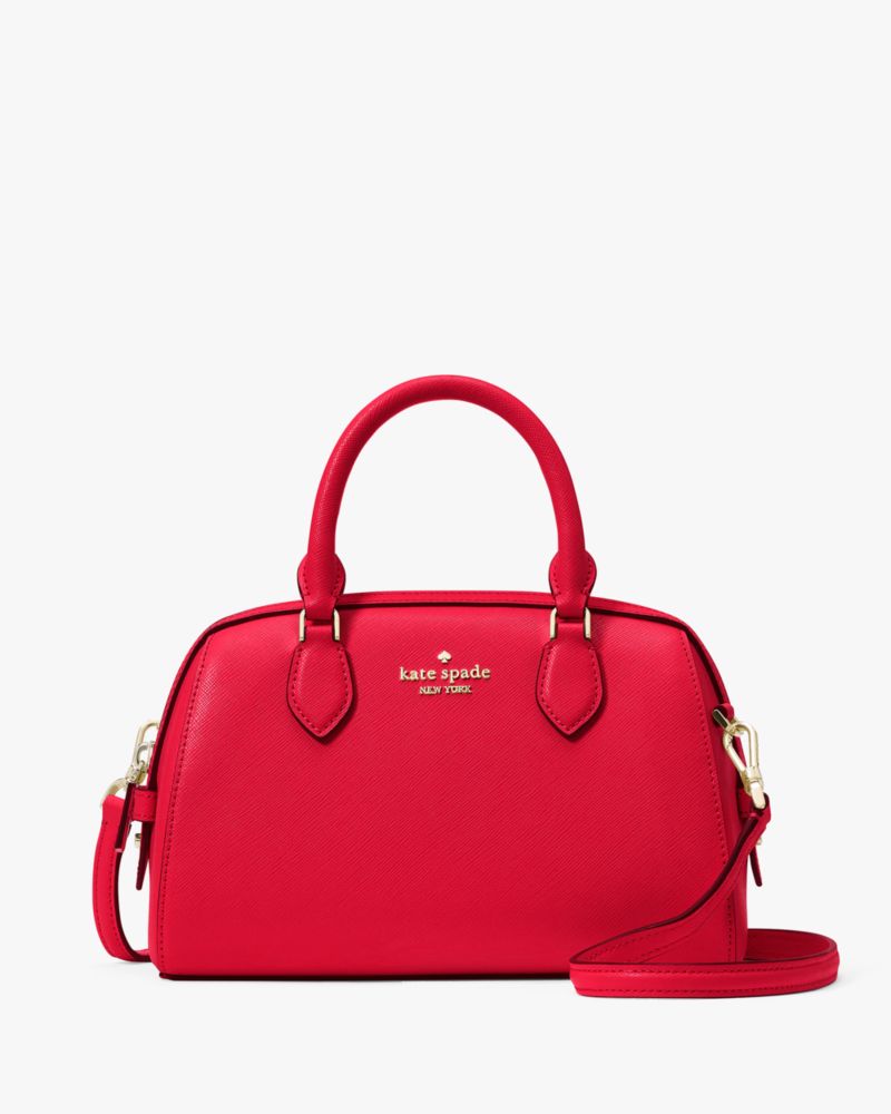 Kate Spade,マディソン ダッフル クロスボディ,バッグ,ルビーレッド