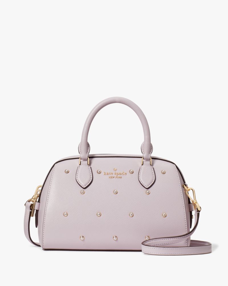 Kate Spade,Madison Studded Faux Pearls Duffle Crossbody,