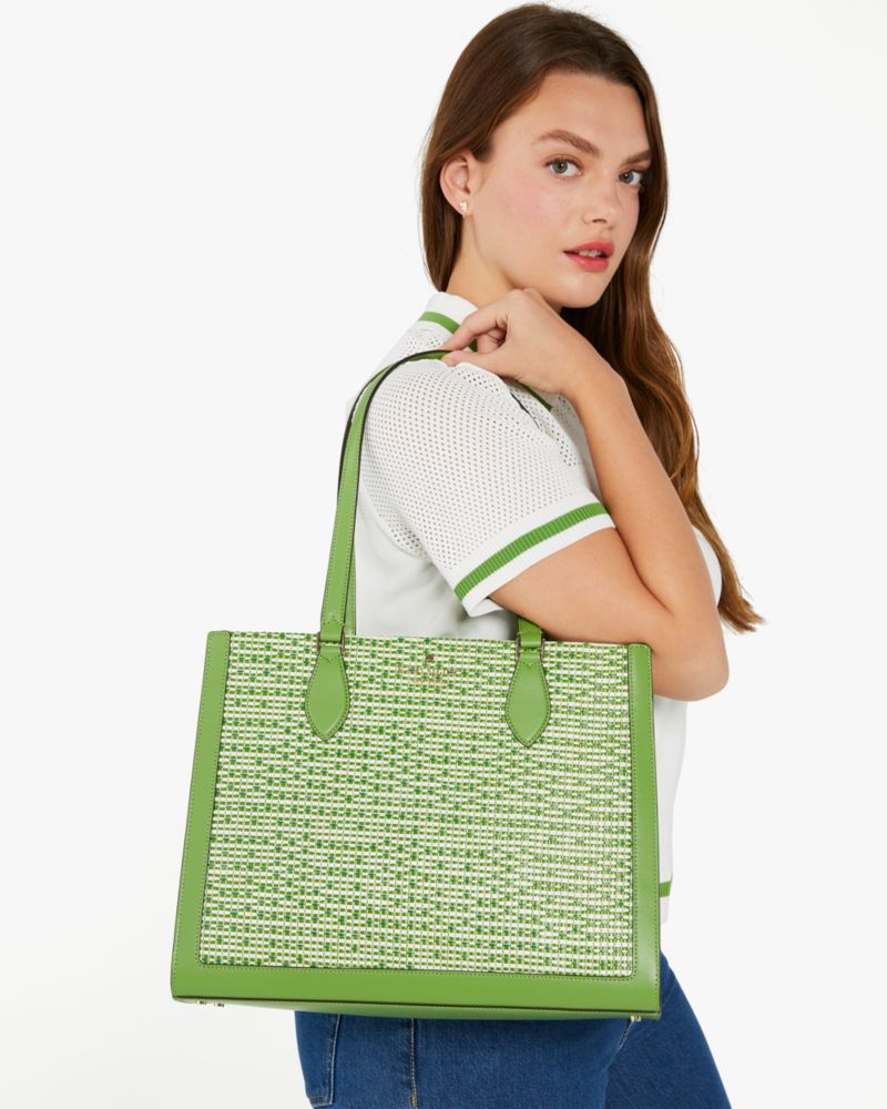 Kate Spade,Ellie Large Tote,Turtle Green