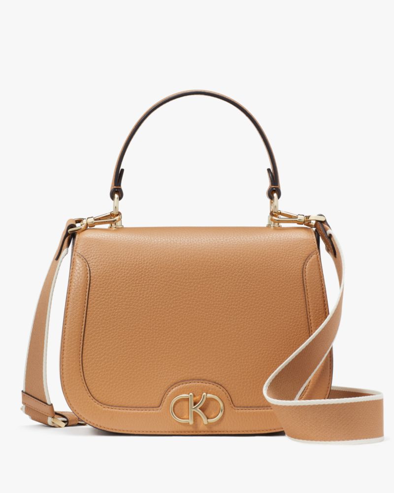 Kate Spade,Kyla Top Handle Saddle Bag,Classic Saddle