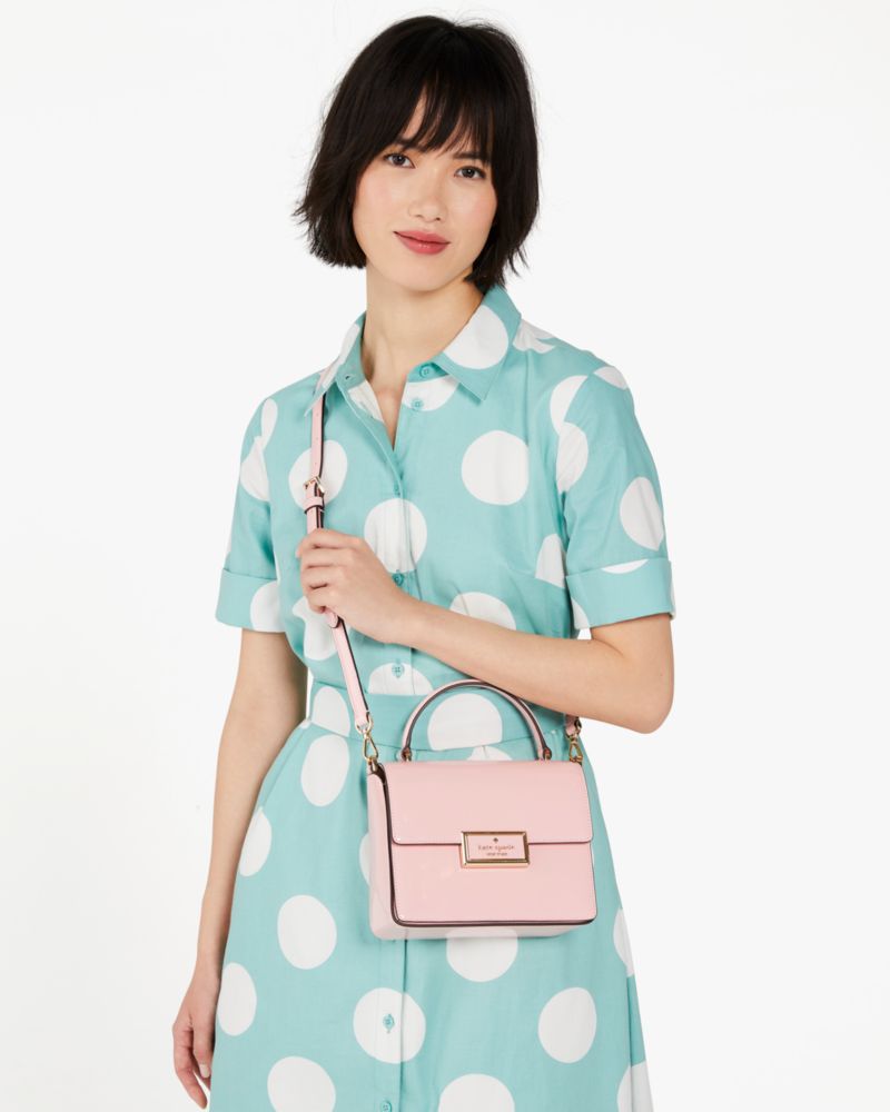 Kate Spade,リーガン パテント トップ ハンドル クロスボディ,バッグ,ティーローズ