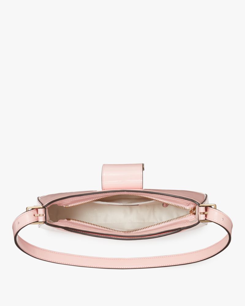 Kate Spade,Reegan Patent Small Shoulder Bag,Shoulder Bag,Logo,Metal,Day Party,