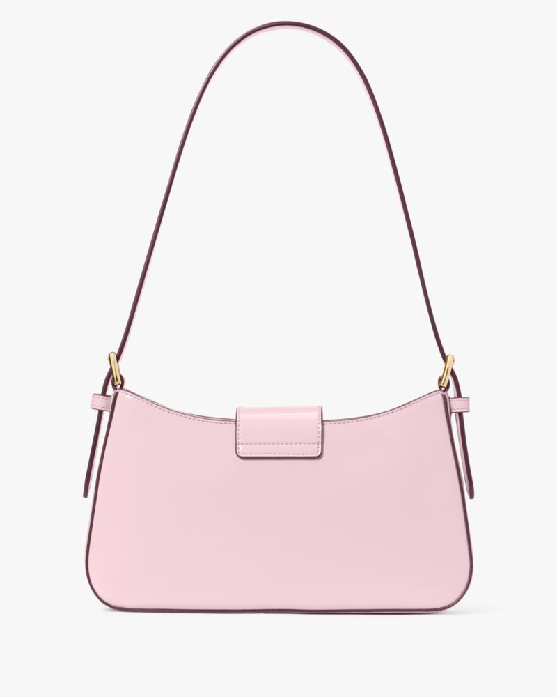 Kate Spade,Reegan Patent Small Shoulder Bag,Shoulder Bag,Logo,Metal,Day Party,Pink