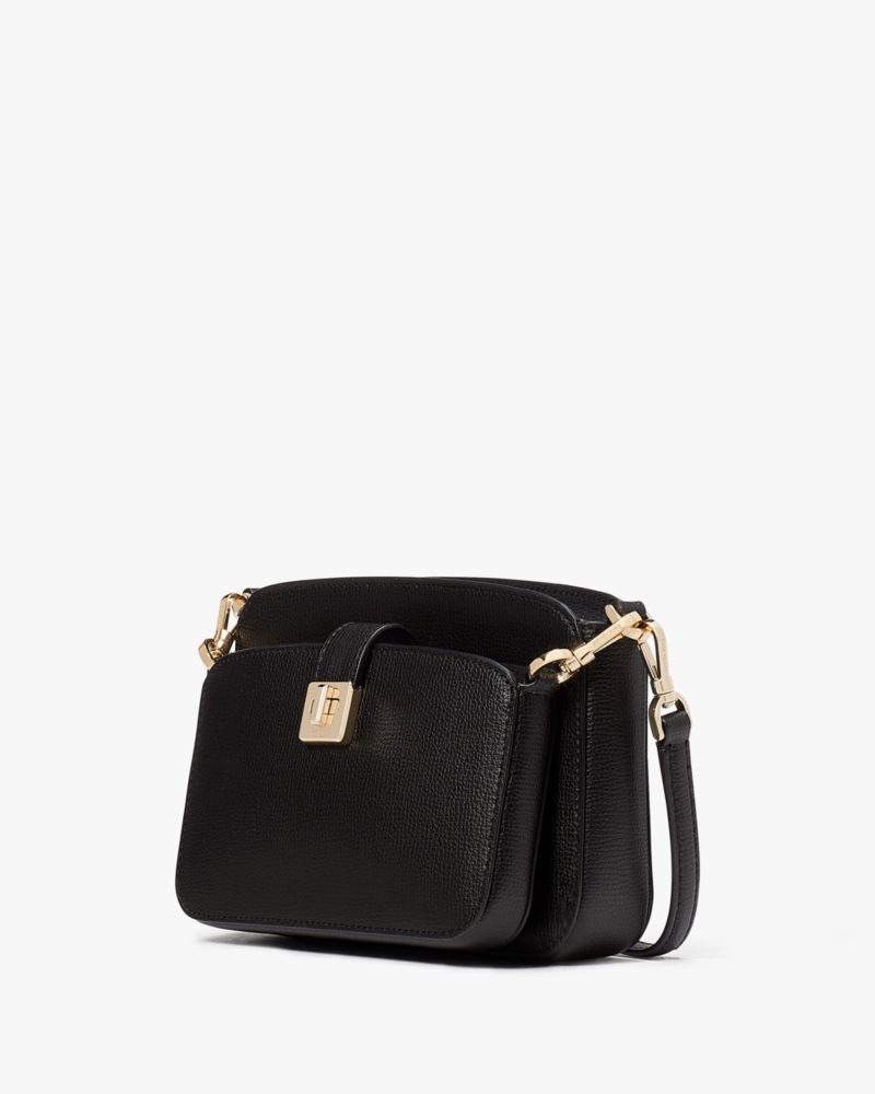 Kate Spade,Phoebe Crossbody Duo,Lining Leather,Crossbody,No Embellishment,Lined,Casual,Black