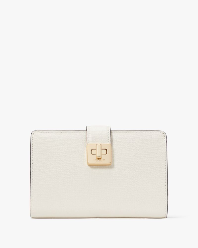 Kate Spade,Phoebe Medium Wallet,Meringue