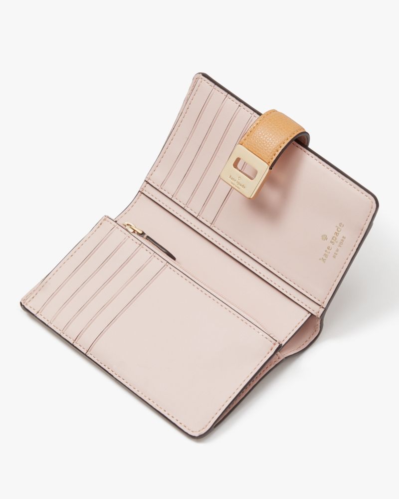 Kate Spade,Phoebe Medium Wallet,Tiramisu Mousse