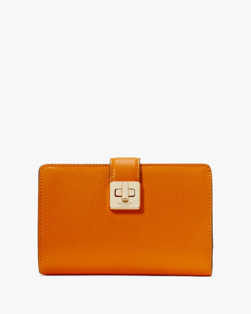 Kate Spade,Phoebe Medium Wallet,Turmeric Root