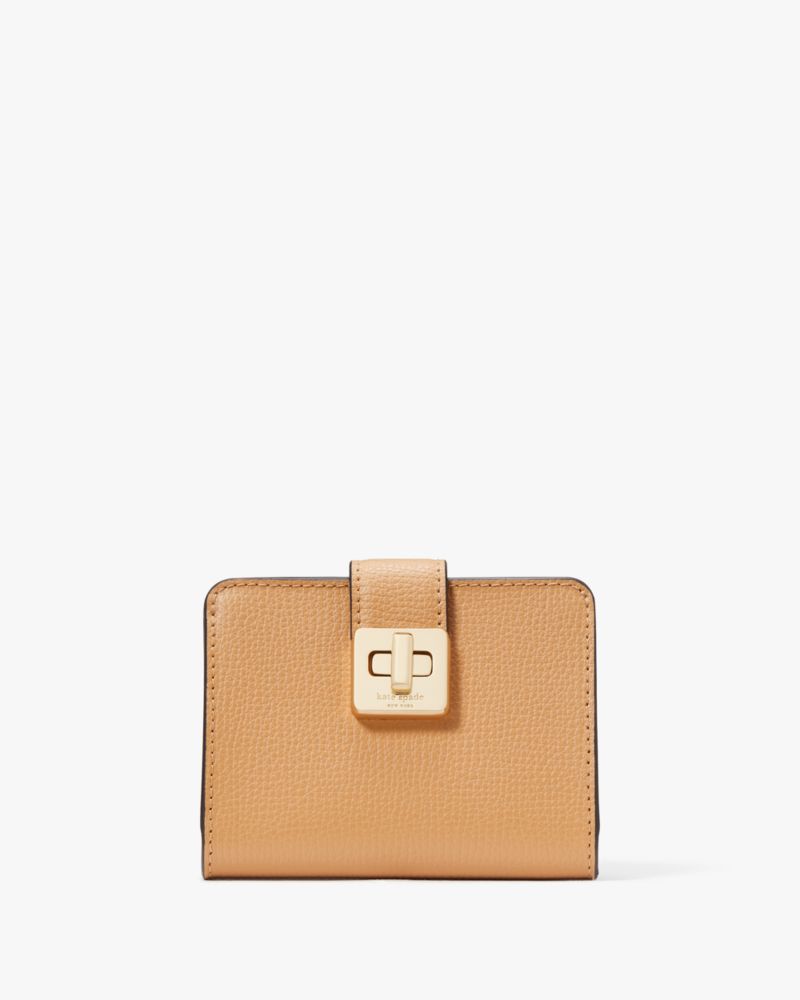 Kate Spade,Phoebe Small Card Holder,Tiramisu Mousse