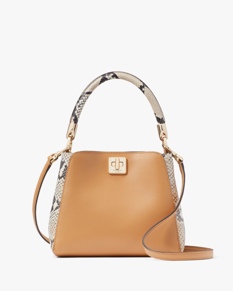 Kate Spade Phoebe Snake Embossed Satchel mit Griff