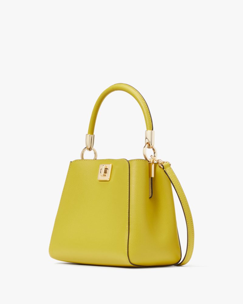 Kate Spade,Phoebe Small Top Handle Satchel,Lining Leather,Satchel,No Embellishment,Lined,Casual,Olive