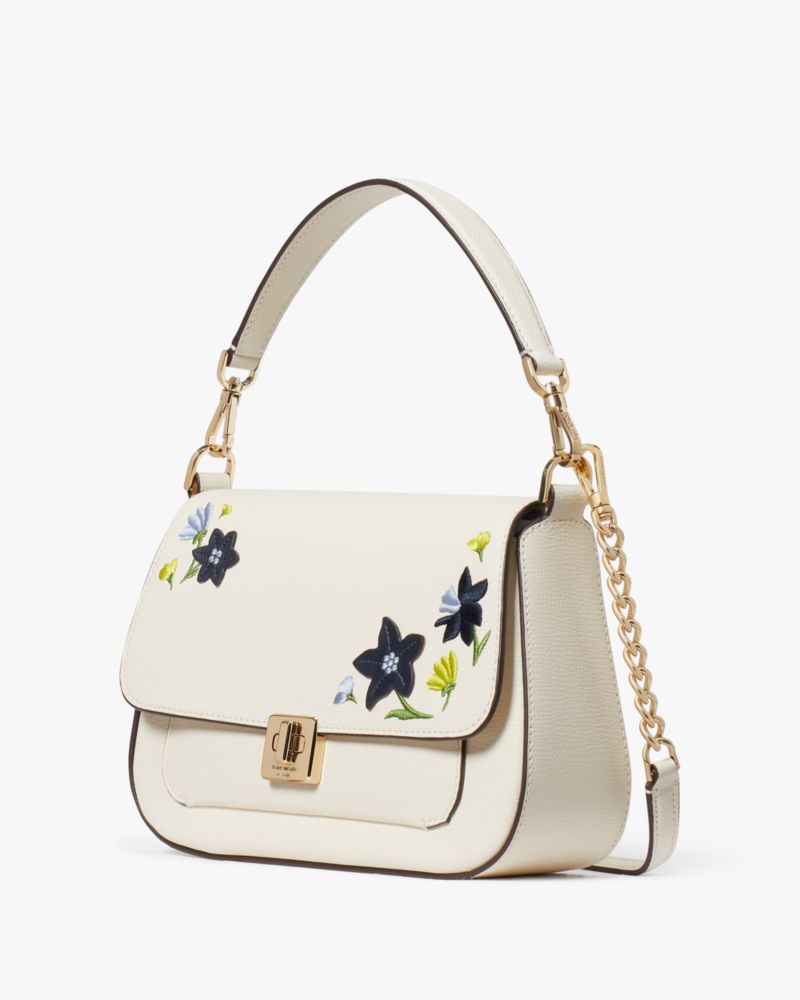 Phoebe Floral Applique Flap Crossbody | Kate Spade Outlet | Kate