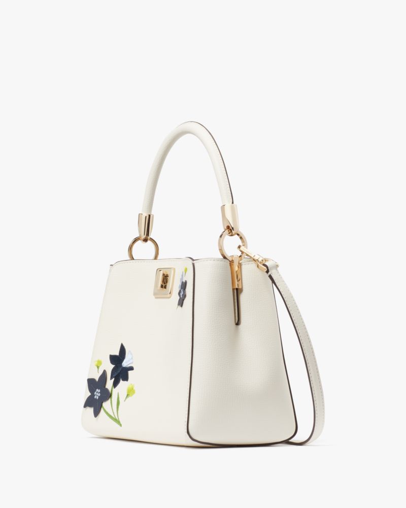 Kate Spade,Phoebe Floral Applique Top Handle Satchel,