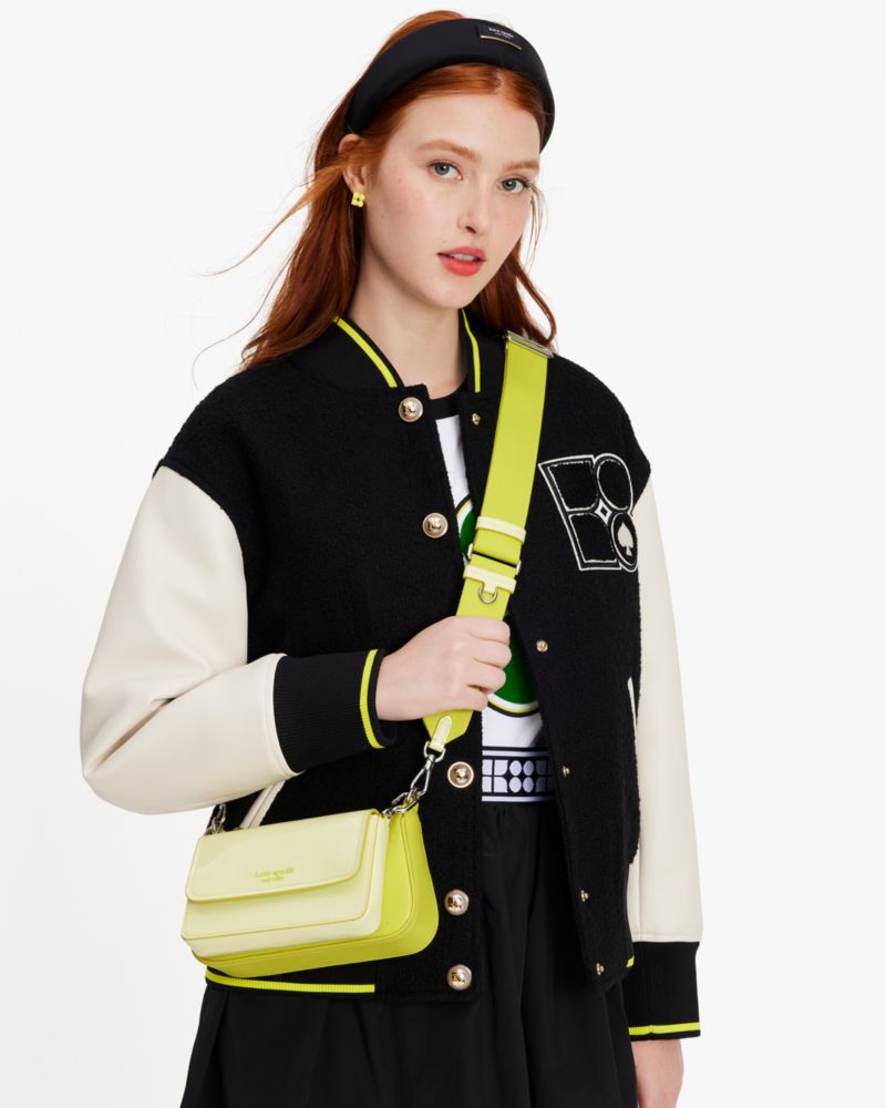 Kate Spade,ダブル アップ パテント レザー クロスボディ,クロスボディ / 斜めがけ,