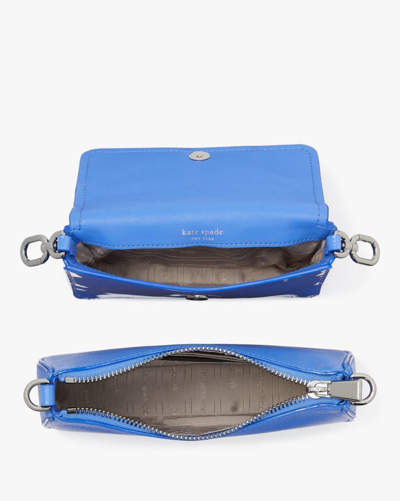 Kate Spade,Double Up Patent Leather Crossbody,