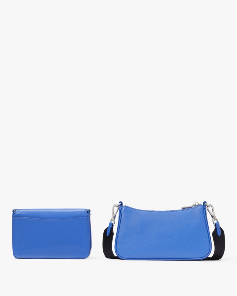Kate Spade,Double Up Patent Leather Crossbody,