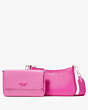 Kate Spade,Double Up Patent Leather Crossbody,Echinacea Flower Multi