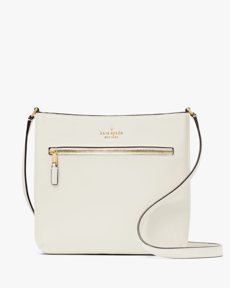 Kate Spade,On Purpose Large Swingpack Crossbody,Lining Leather,Crossbody,Metal,Logo,Lined,Casual,