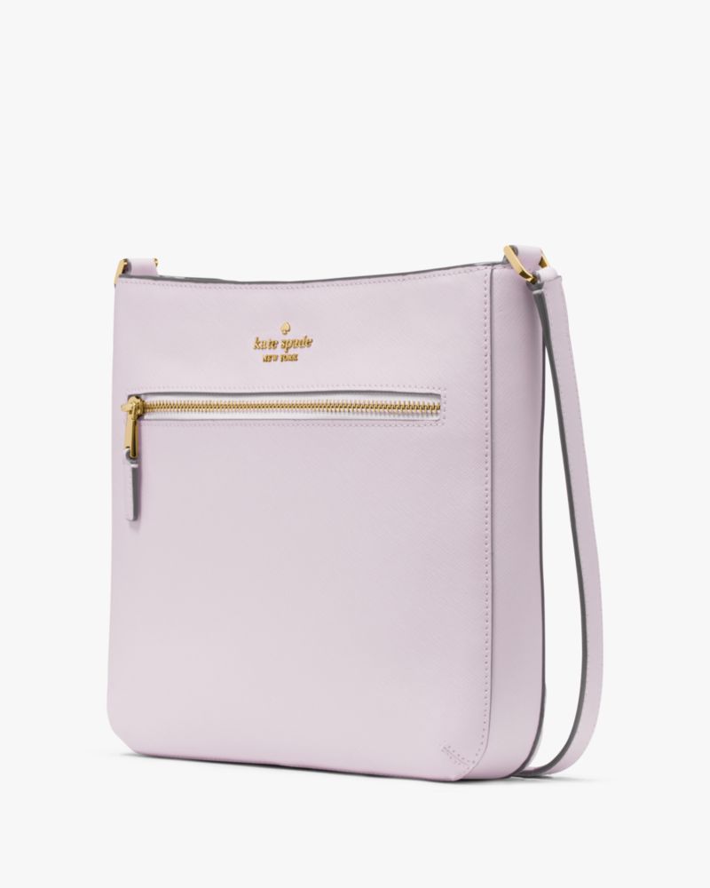 Kate Spade,On Purpose Large Swingpack Crossbody,Lining Leather,Crossbody,Logo,Metal,Lined,Casual,