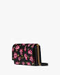 Kate Spade,Morgan Winter Blooms Embossed Flap Chain Wallet,Pink Multi