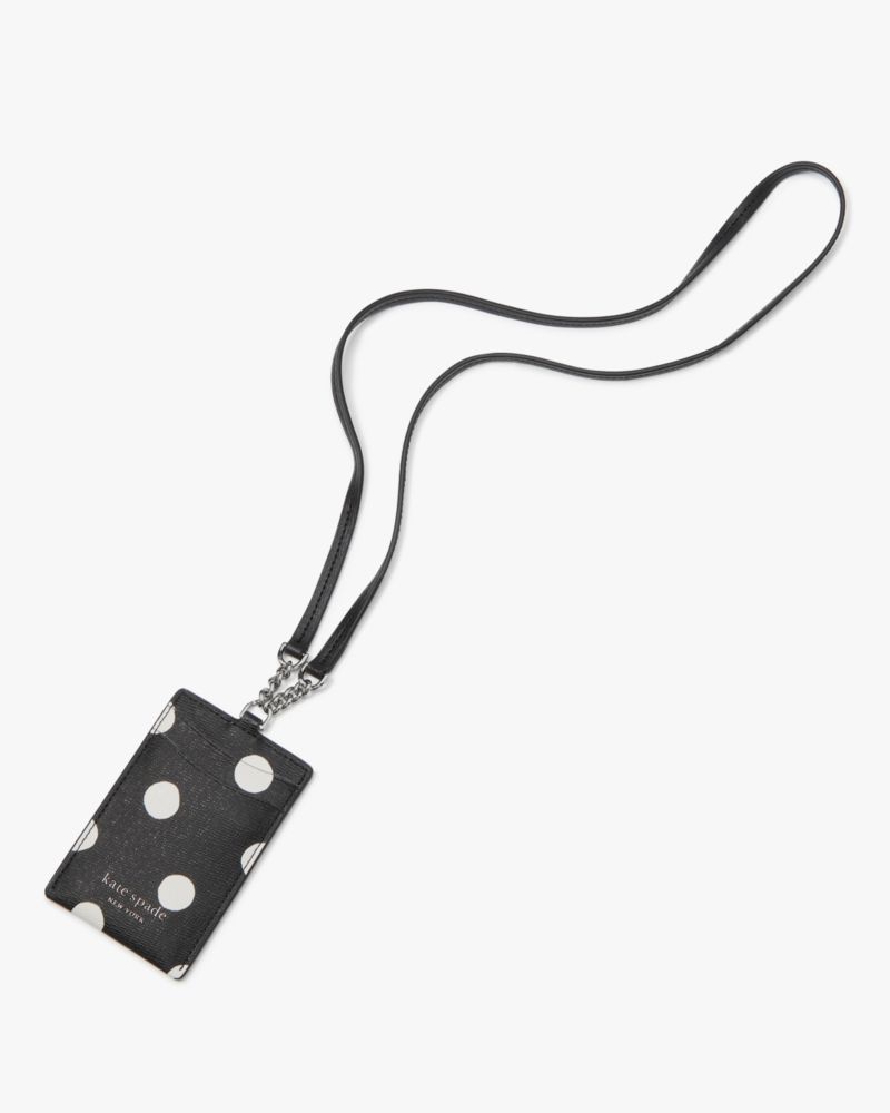 Kate Spade,Morgan Sunshine Dot Lanyard,Black Multi