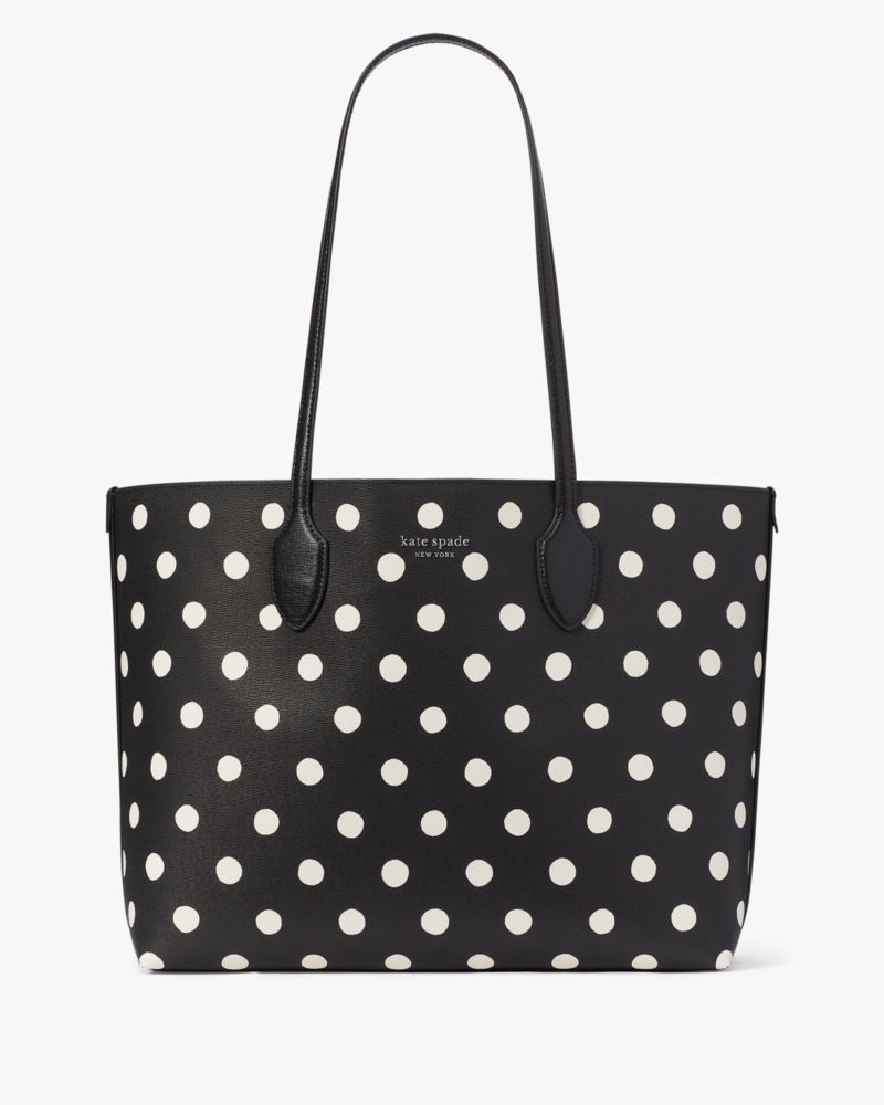 Kate Spade New York Bleecker Sunshine Dot Large Tote Black