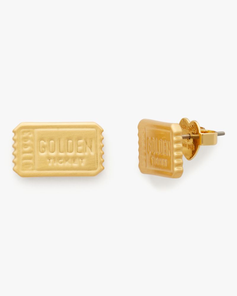 Kate Spade,Winter Carnival Ticket Studs,