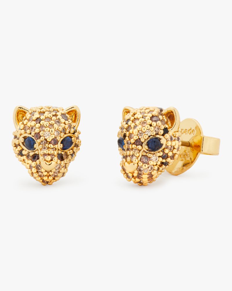 Winter Carnival Pavé Leopard Studs | Kate Spade New York | Kate Spade ...