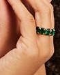 Kate Spade,Candy Shop Oval Ring,Emerald