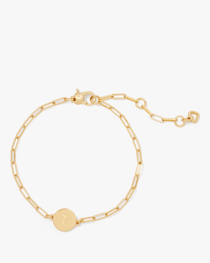 Kate Spade A Initial Chain Bracelet, Gold