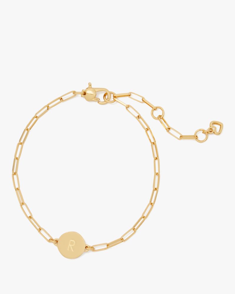 Kate Spade R Initial Chain Bracelet