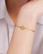Kate Spade,R Initial Chain Bracelet,Gold