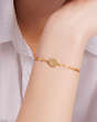 Kate Spade,M Initial Chain Bracelet,Gold