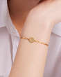 Kate Spade,I Initial Chain Bracelet,Gold