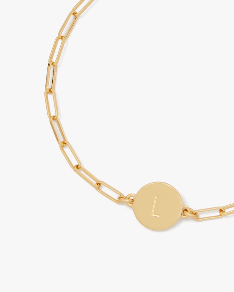 Kate Spade I Initial Chain Bracelet. 4