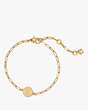 Kate Spade,C Initial Chain Bracelet,Gold