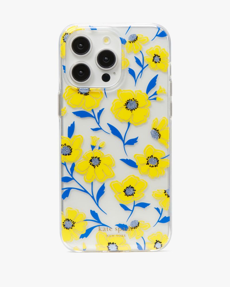 Kate Spade,サンシャイン フローラル アイフォン 15 Pro Max ケース,iPhoneケース,クリアマルチ