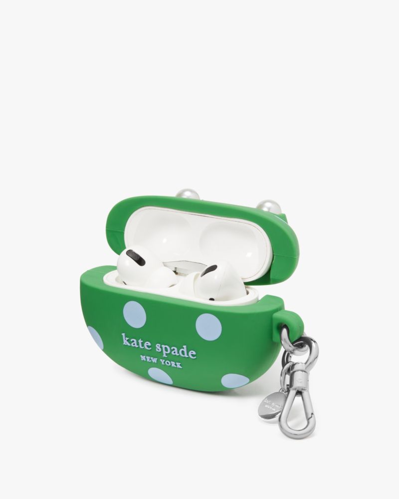 Kate Spade,Lily Silicone 3D AirPods Pro Case,Candy Grass Multi