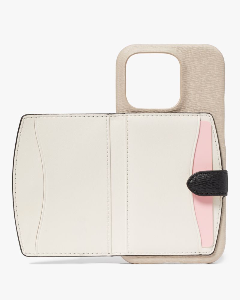 Morgan Colorblocked I Phone 15 Pro Cardholder Case Kate Spade