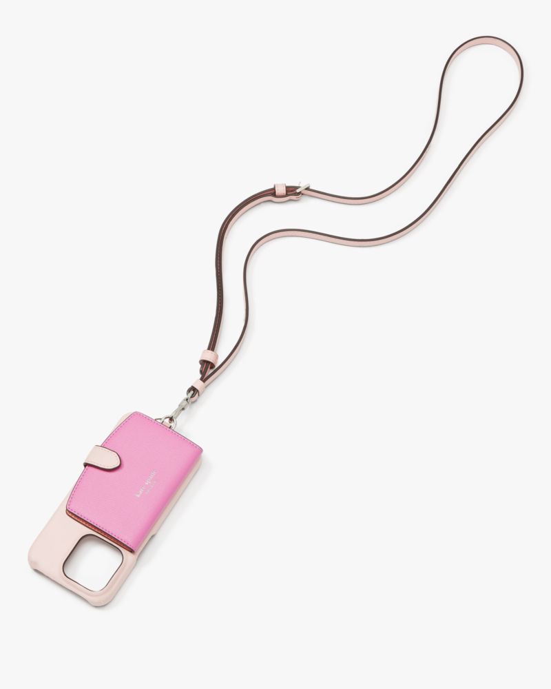 Kate Spade Morgan Colorblock Crossbody für iPhone 15 Pro mit Kartenhalter