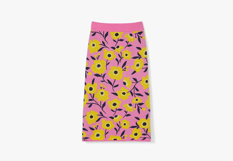 Kate Spade,Sunshine Floral Embellished Pencil Skirt,Sunshine Floral print,Echinacea Flower