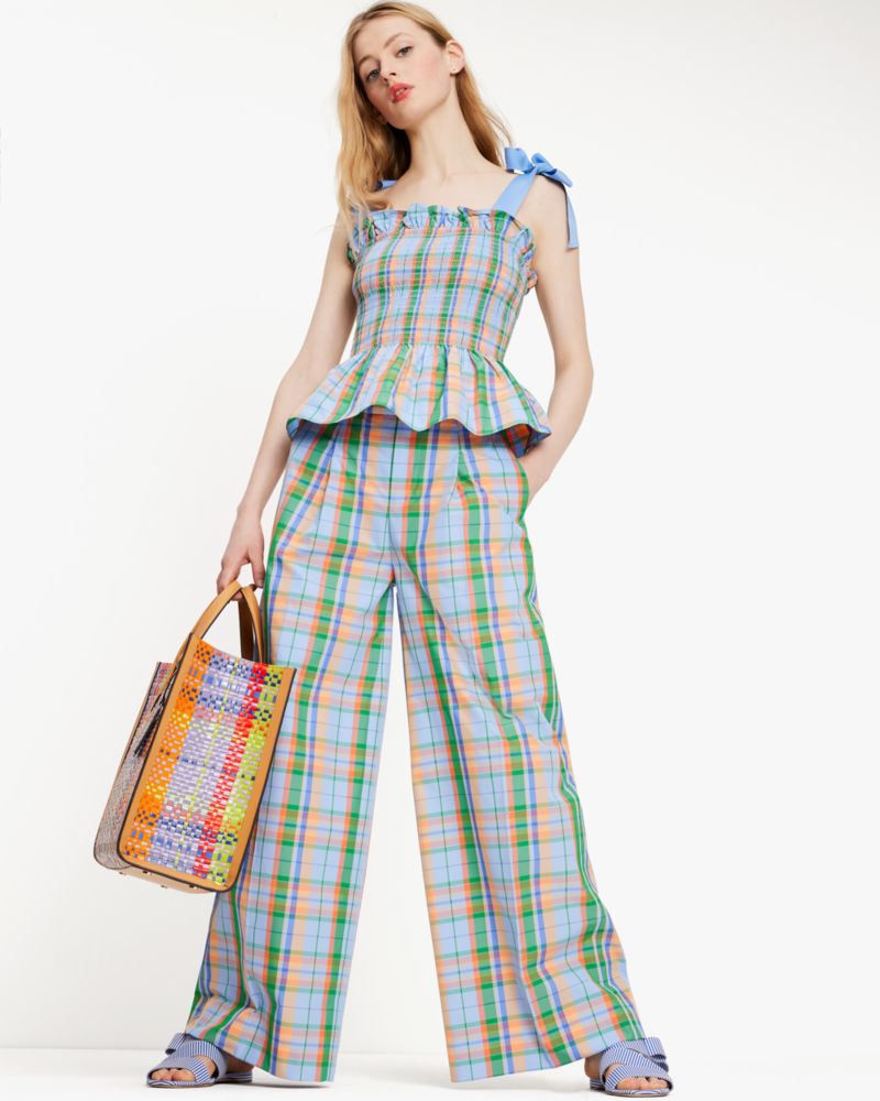 Kate Spade,Sunshine Madras Pants,Sunshine Madras print,Cosmic Zen