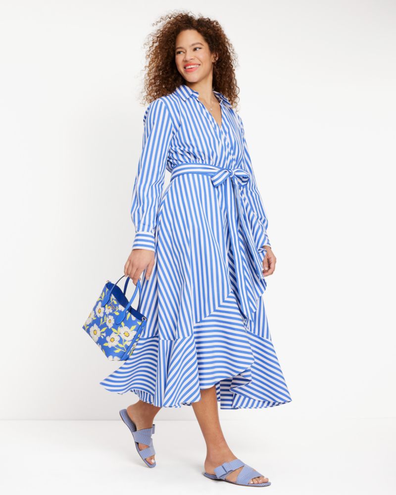 Kate Spade,ジュリア ストライプ ラップ ドレス,ワンピース / ドレス,