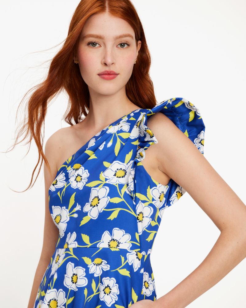 Sunshine Floral One shoulder Dress Kate Spade NL