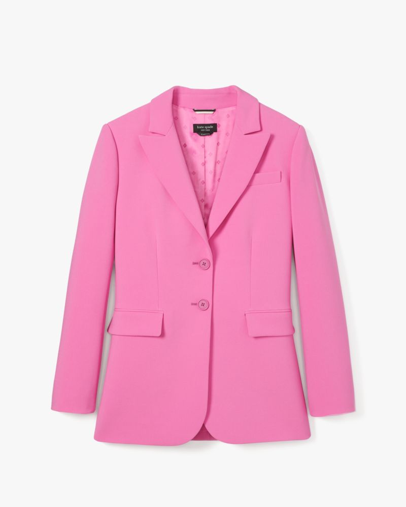 Kate Spade,Tech Twill Blazer,Echinacea Flower