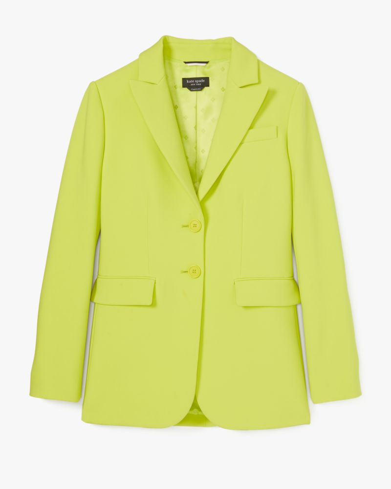 Kate Spade,Tech Twill Blazer,Wasabi