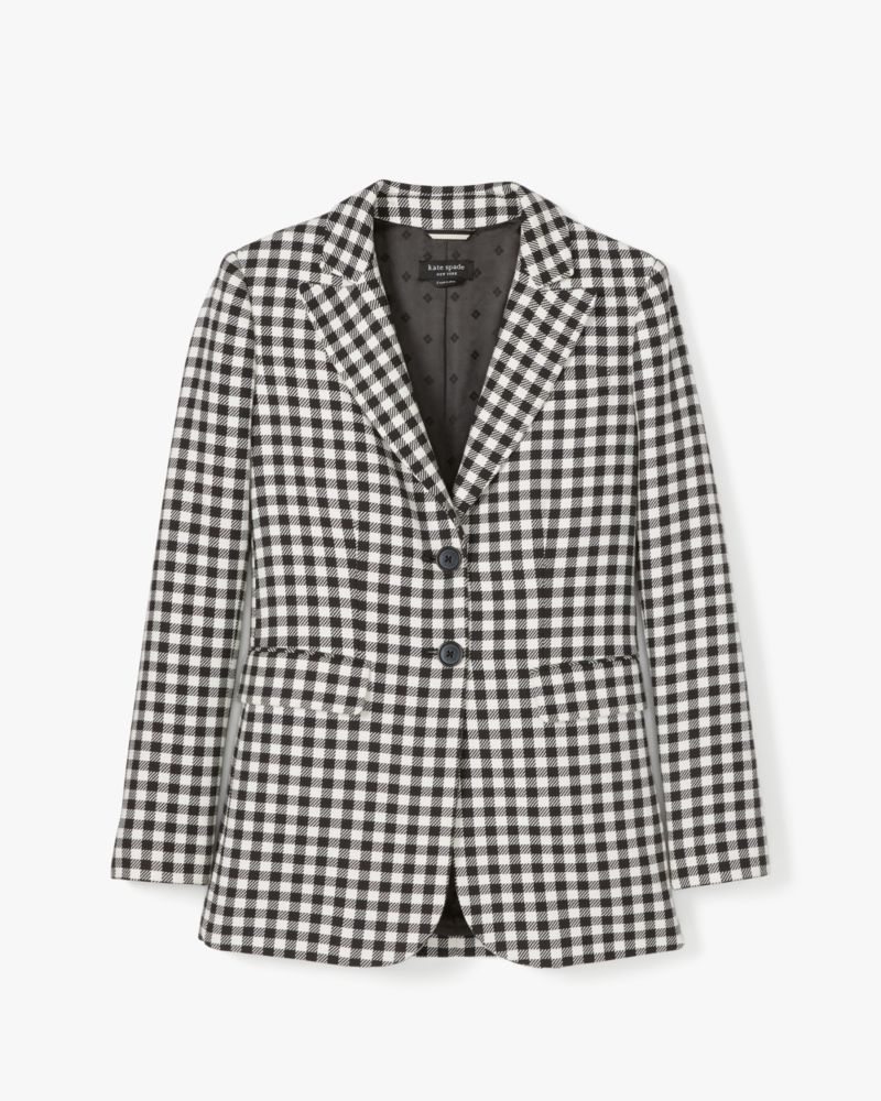 Spring Gingham Blazer