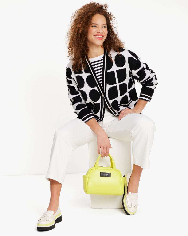 Kate Spade,ノエル ロゴ カーディガン,ウェア,ブラック