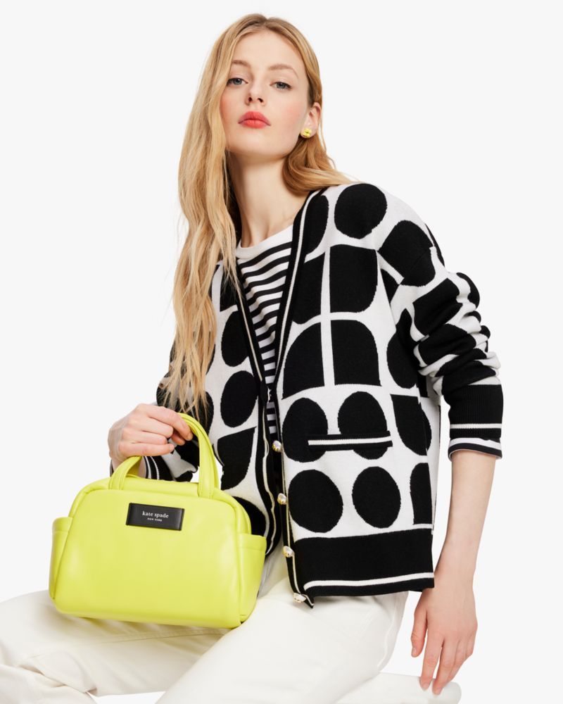 Kate Spade,ノエル ロゴ カーディガン,ウェア,ブラック