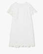 Kate Spade,Floral Lace Shirtdress,Fresh White